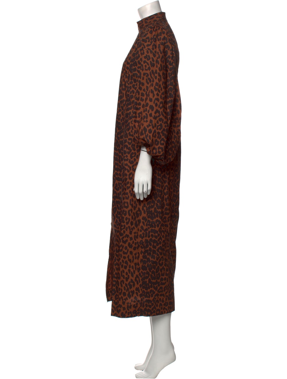 Ganni Animal Print Long Dress - image 2
