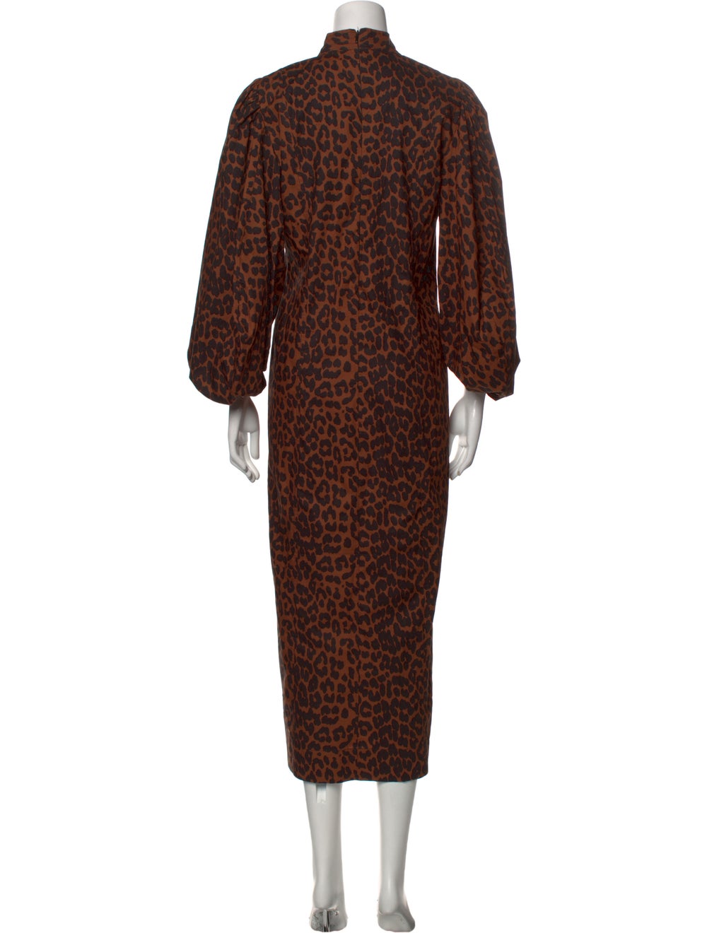 Ganni Animal Print Long Dress - image 3