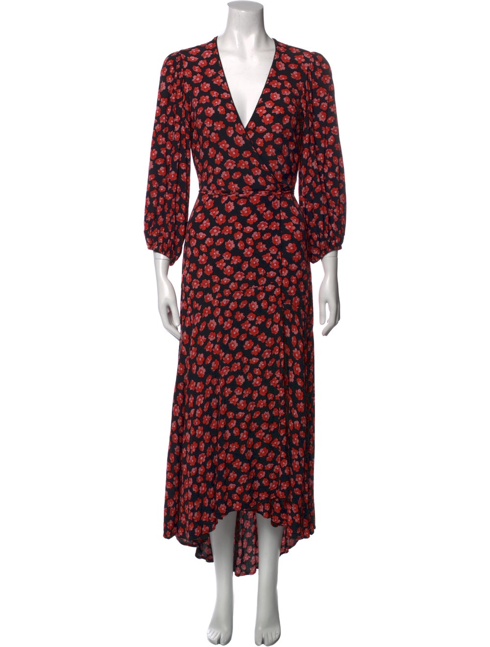 Ganni Floral Print Long Dress - image 1