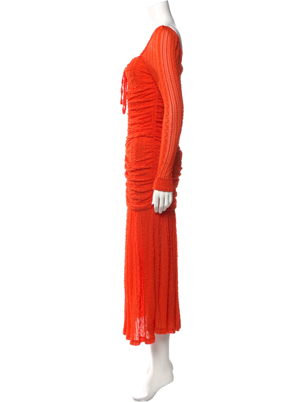 Ganni Square Neckline Long Dress - image 2