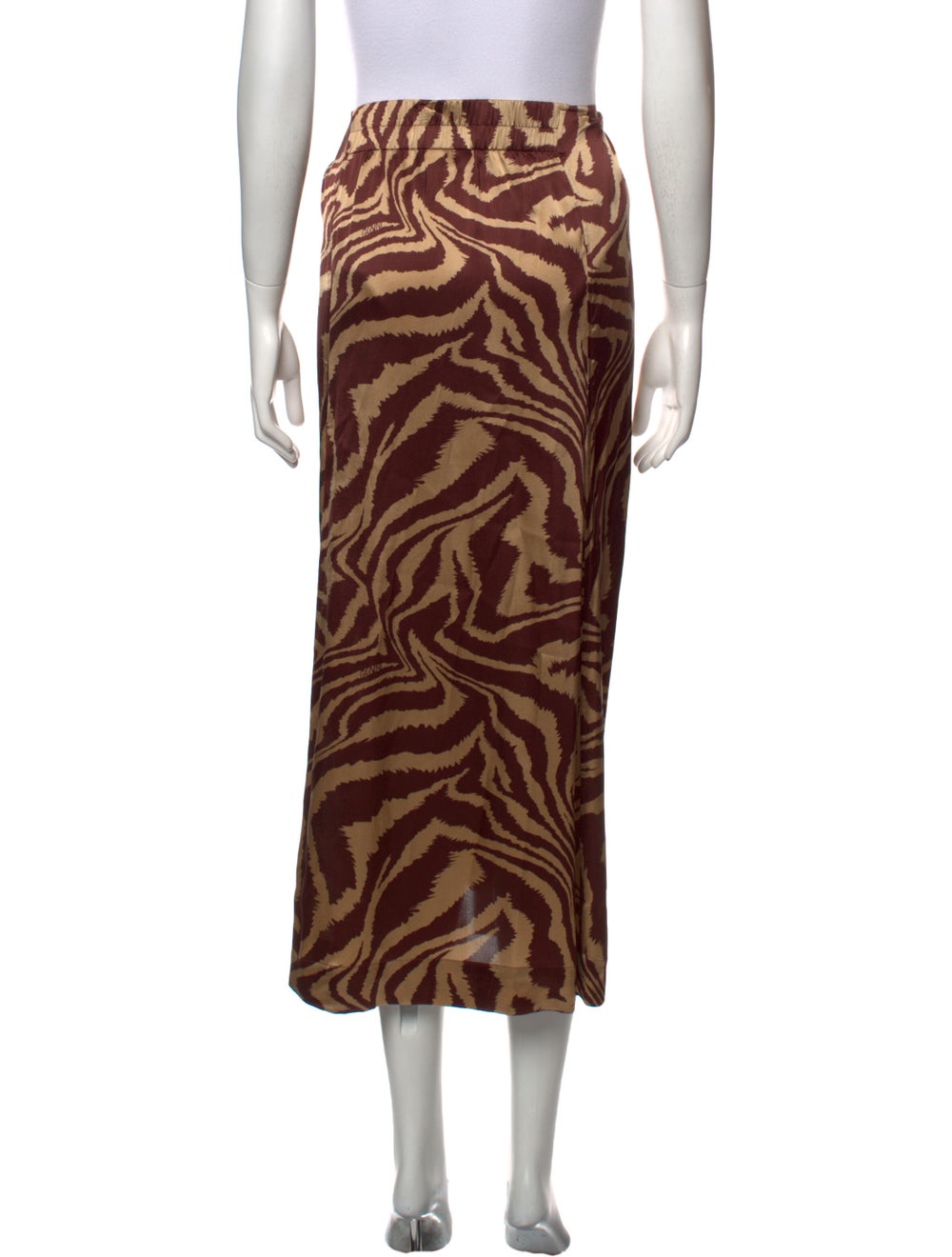 Ganni Silk Midi Length Skirt - image 3