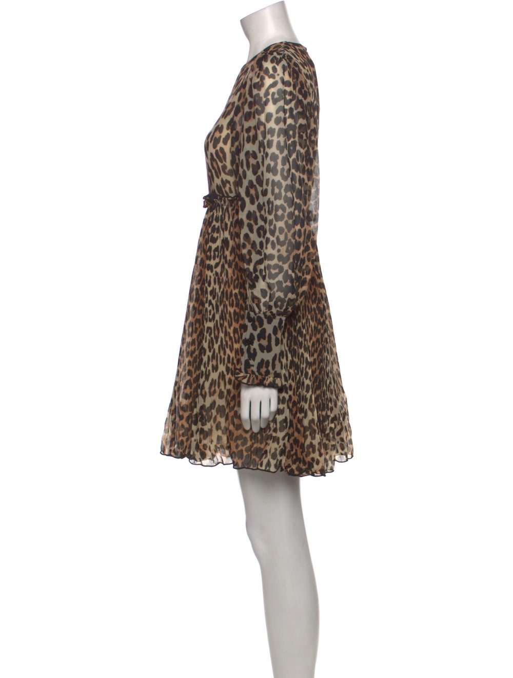 Ganni Animal Print Mini Dress w/ Tags - image 2