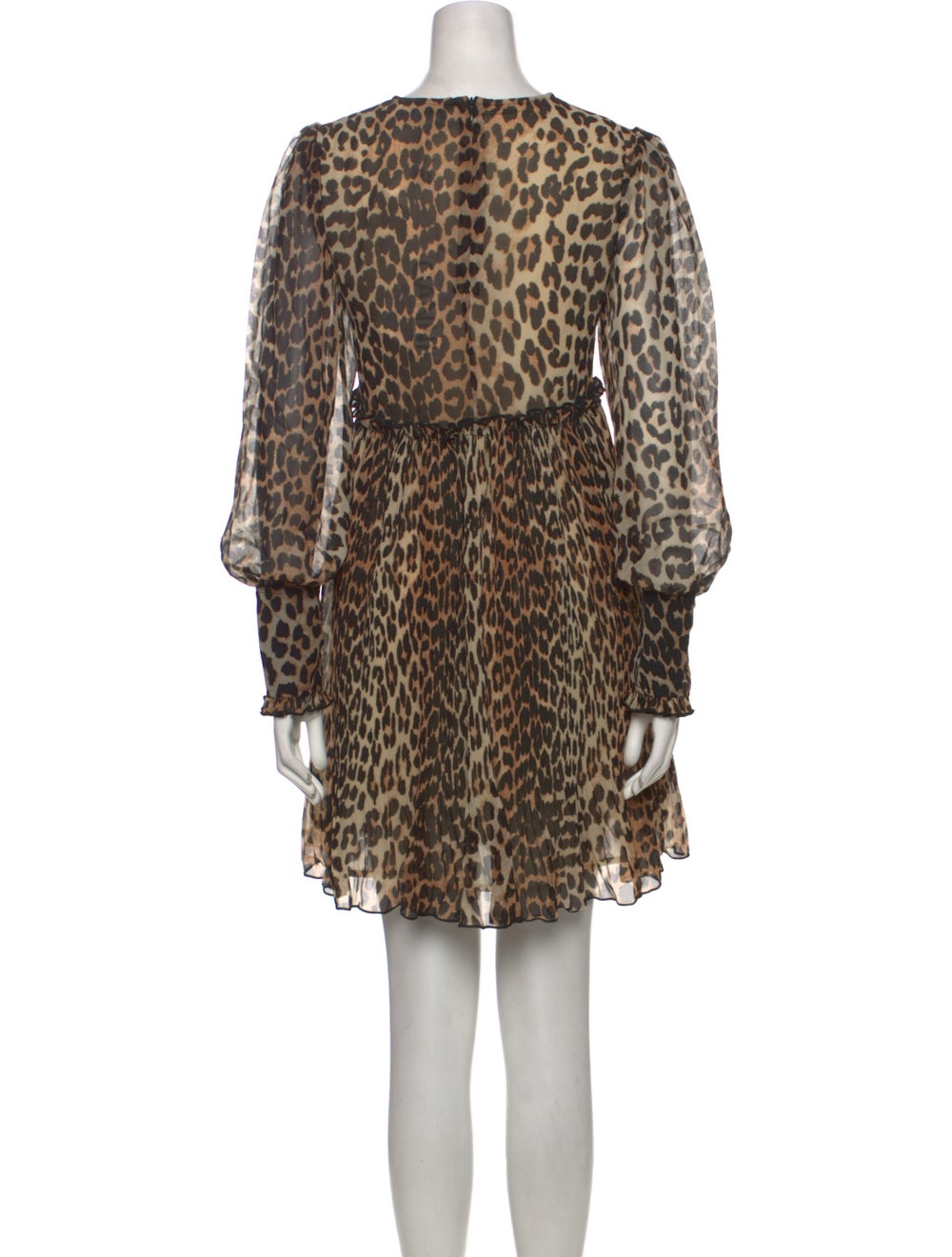 Ganni Animal Print Mini Dress w/ Tags - image 3
