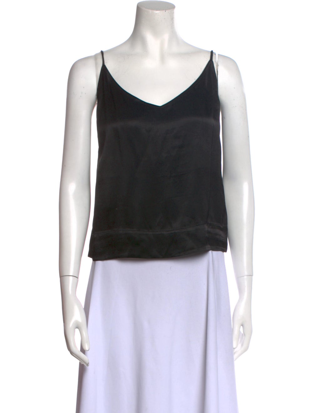 Ganni V-Neck Sleeveless Top - image 1
