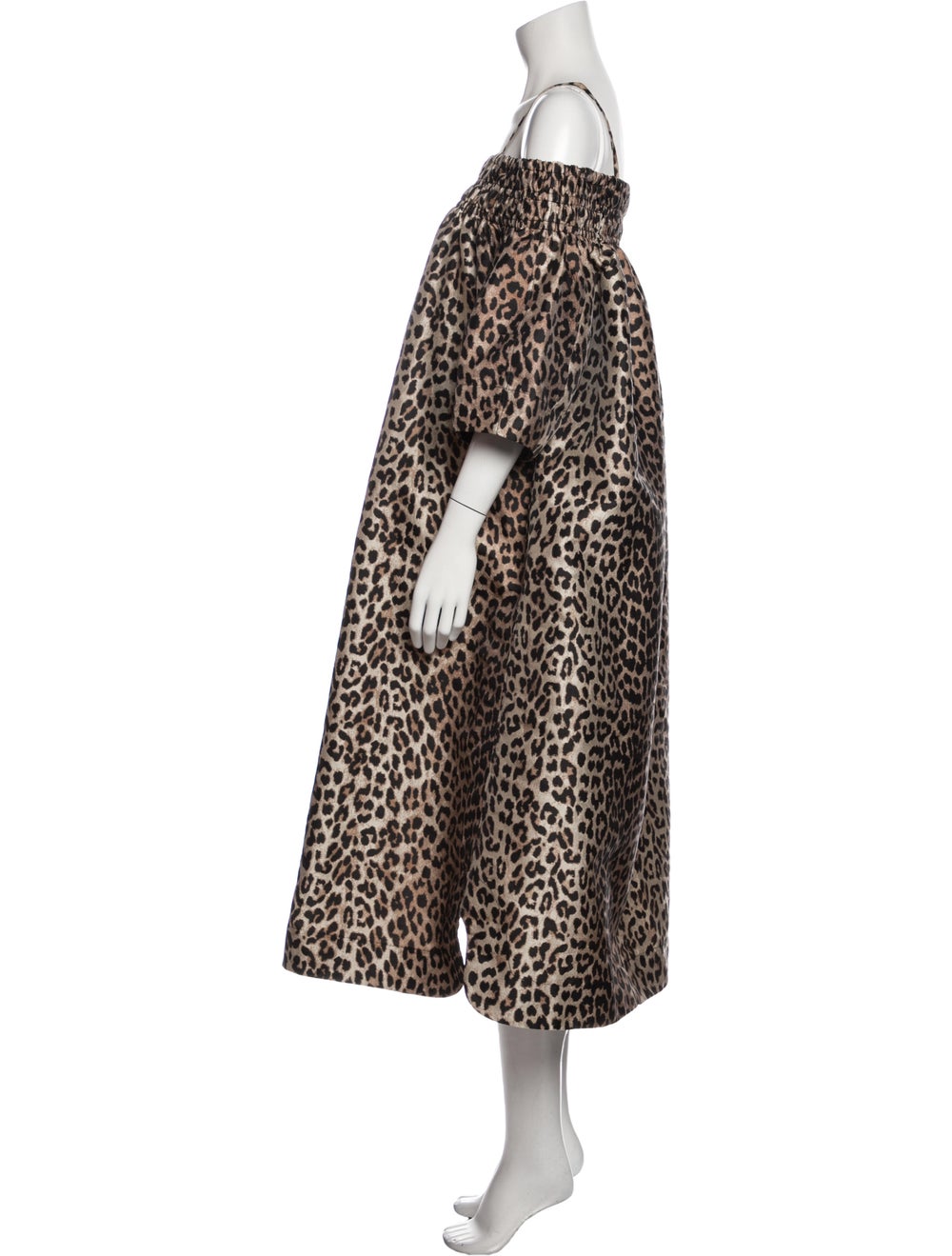 Ganni Animal Print Long Dress - image 2