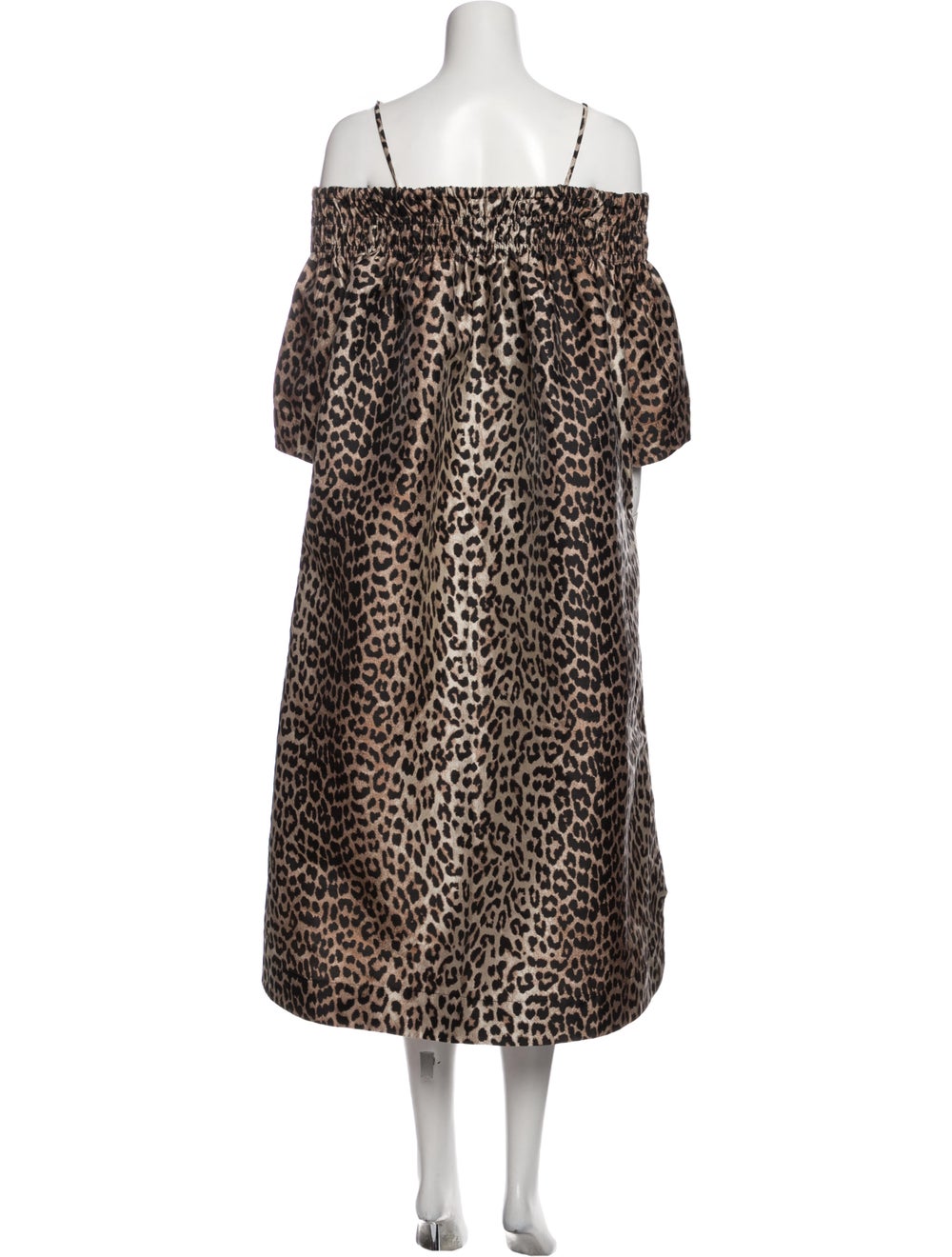 Ganni Animal Print Long Dress - image 3