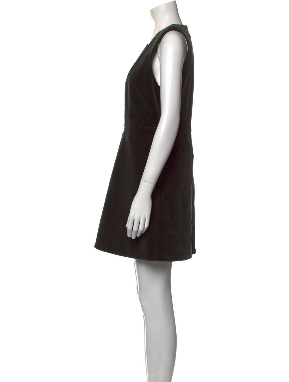 Ganni V-Neck Mini Dress - image 2
