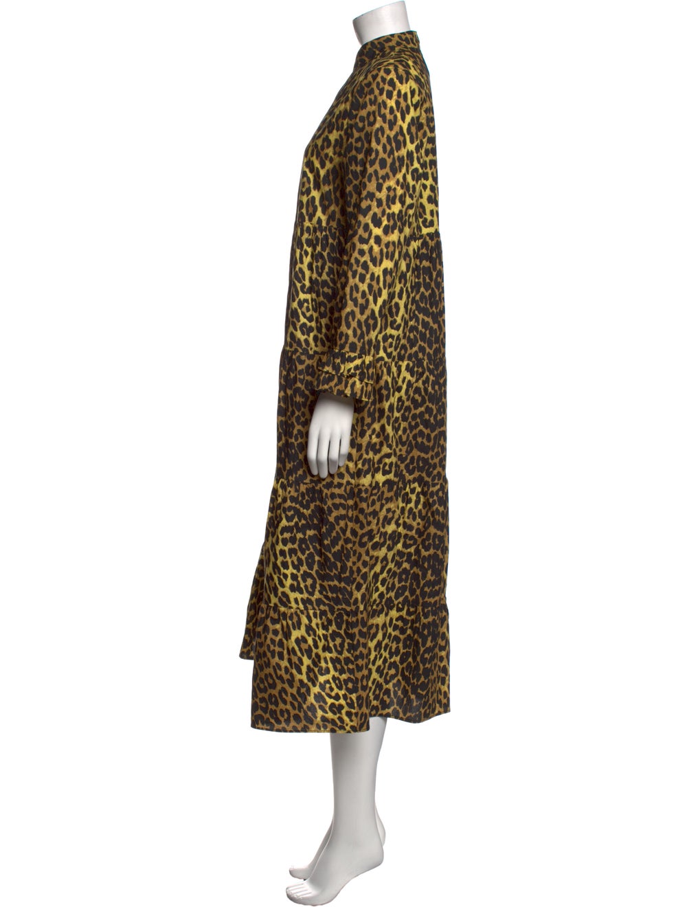 Ganni Animal Print Long Dress - image 2