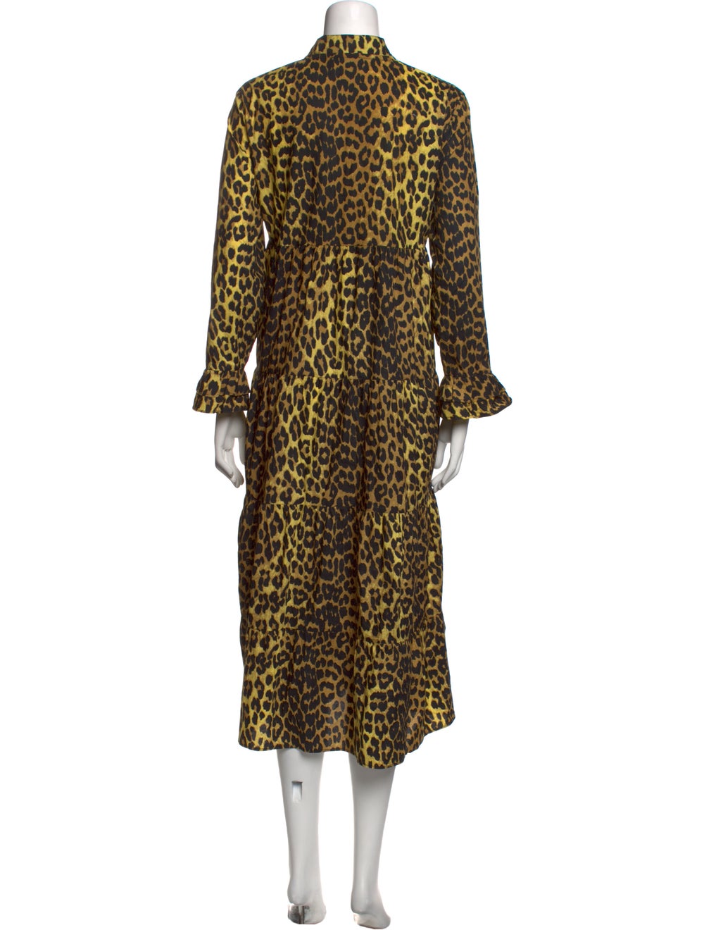 Ganni Animal Print Long Dress - image 3