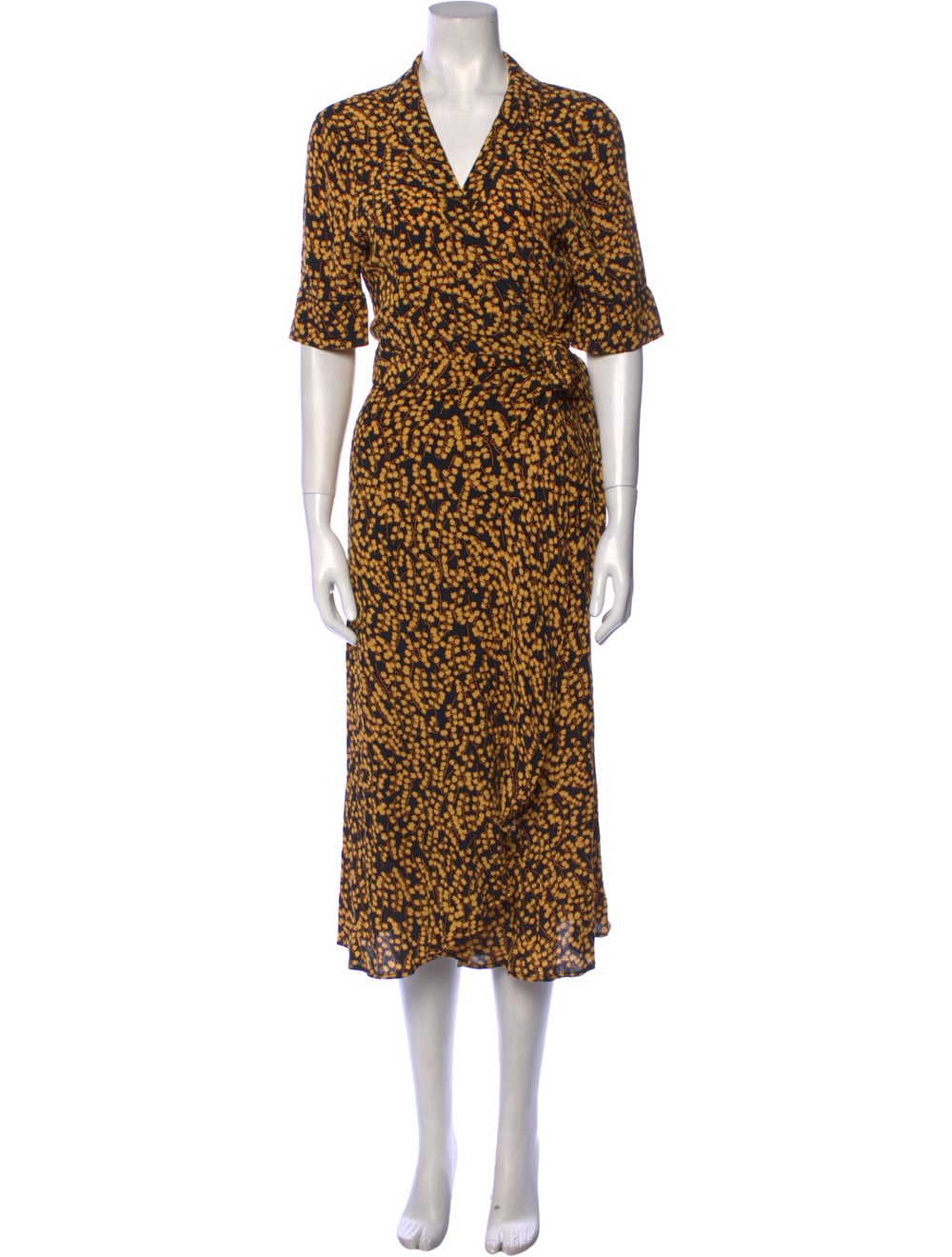 Ganni Floral Print Long Dress - image 1