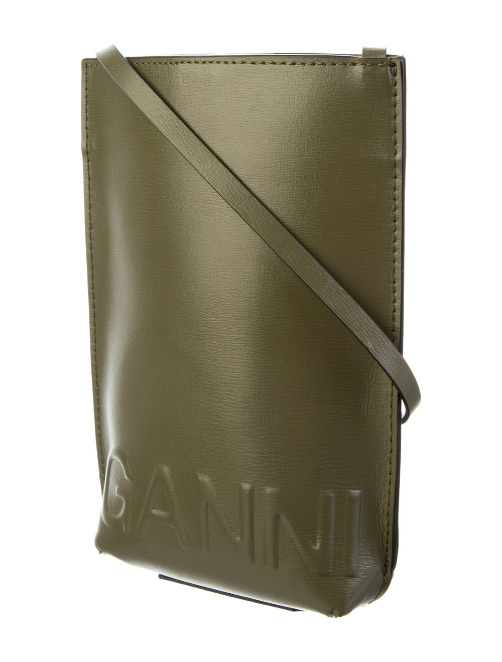 Ganni Leather Logo Crossbody Bag - image 3