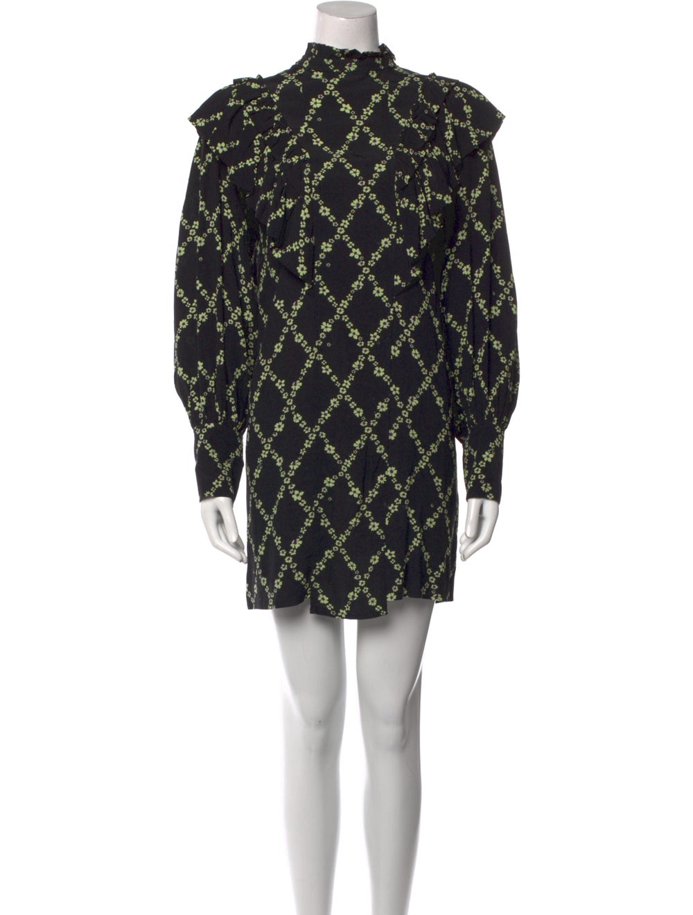 Ganni Printed Mini Dress - image 1