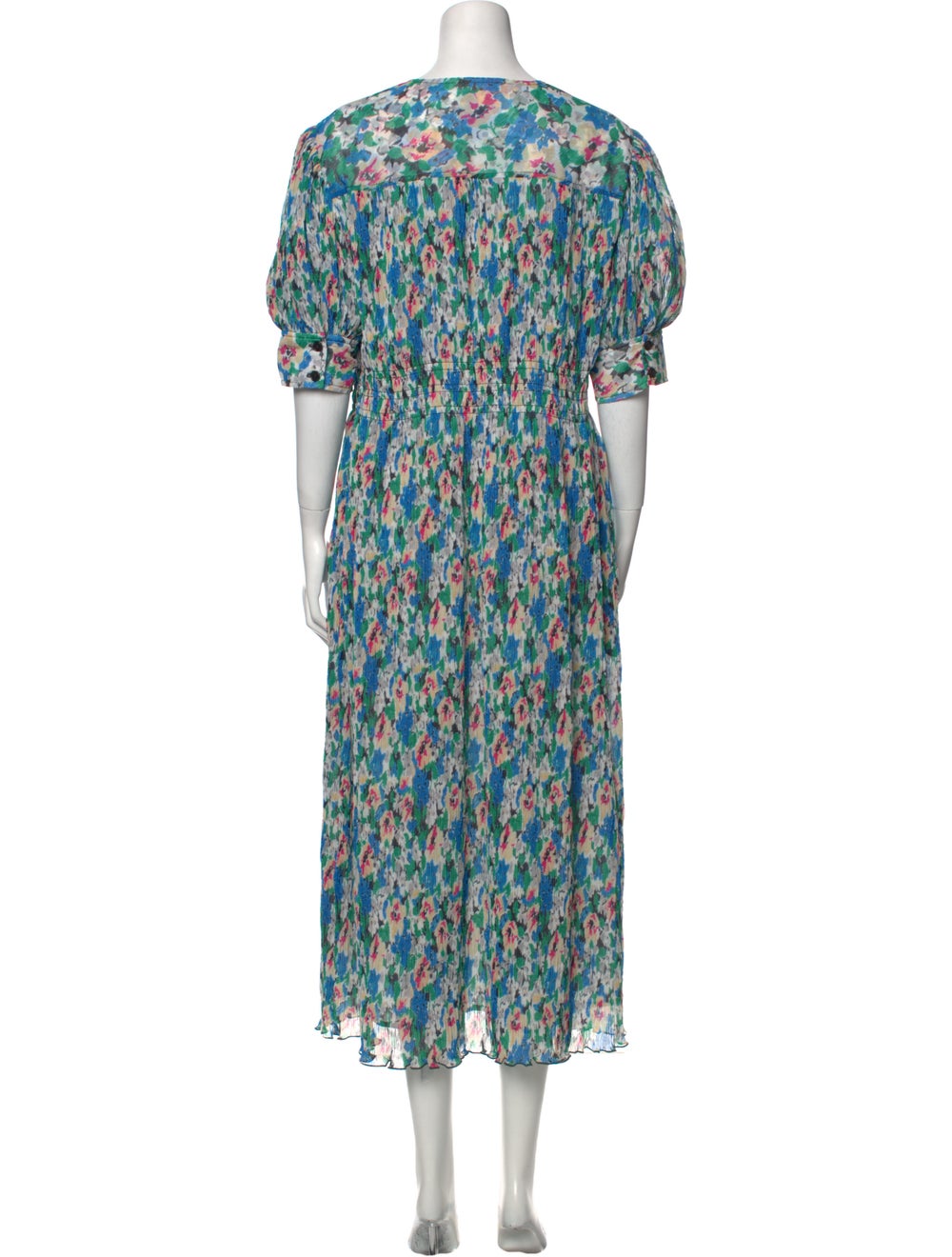 Ganni Floral Print Long Dress - image 3