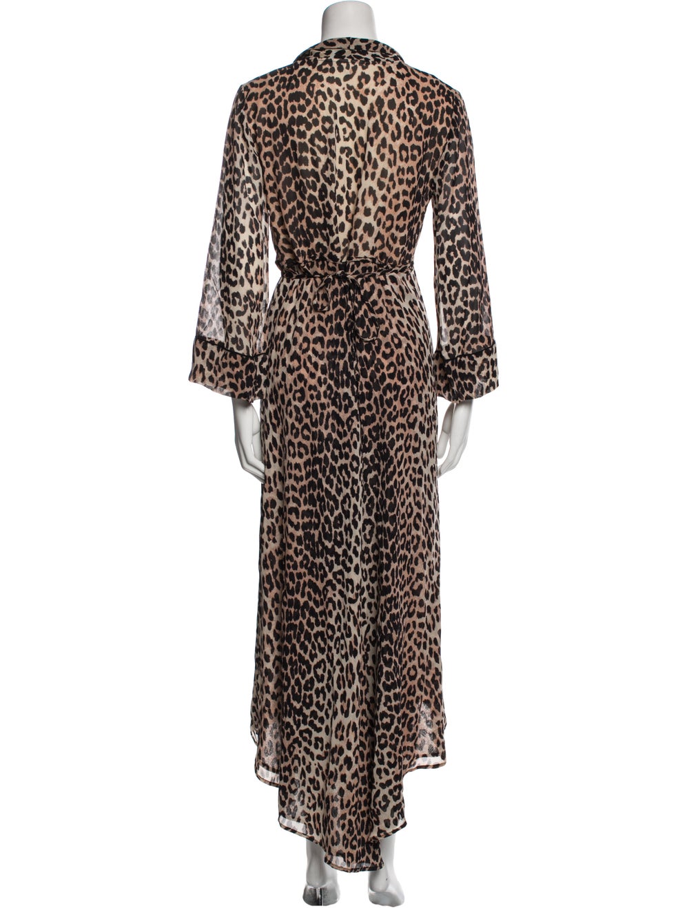 Ganni Animal Print Long Dress - image 3