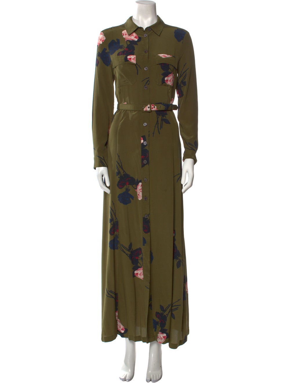 Ganni Silk Long Dress - image 1