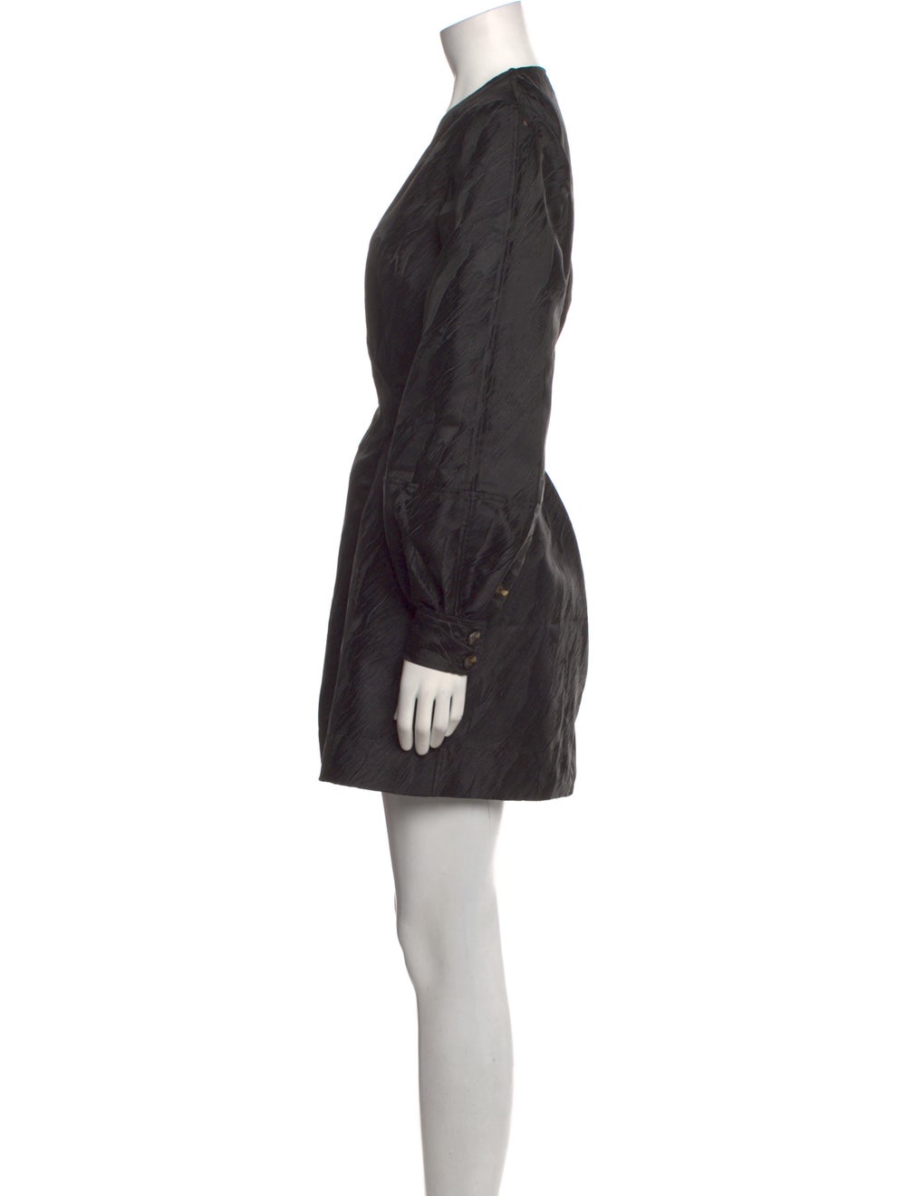 Ganni V-Neck Mini Dress - image 2