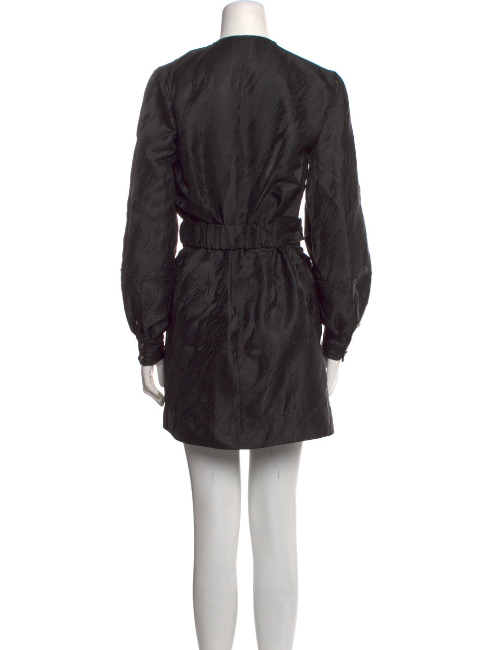 Ganni V-Neck Mini Dress - image 3