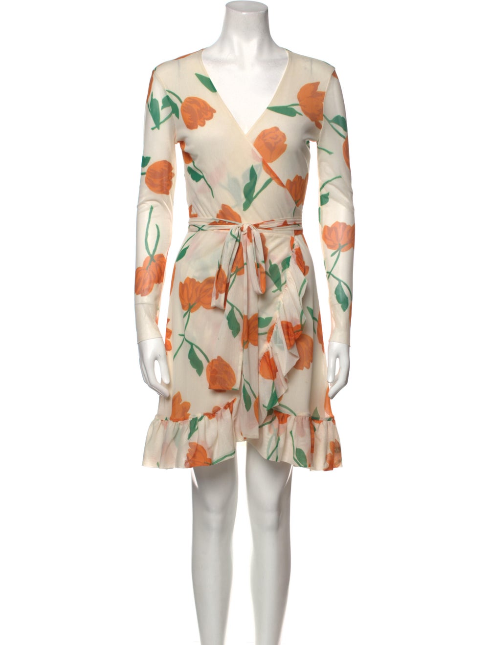 Ganni Floral Print Mini Dress - image 1