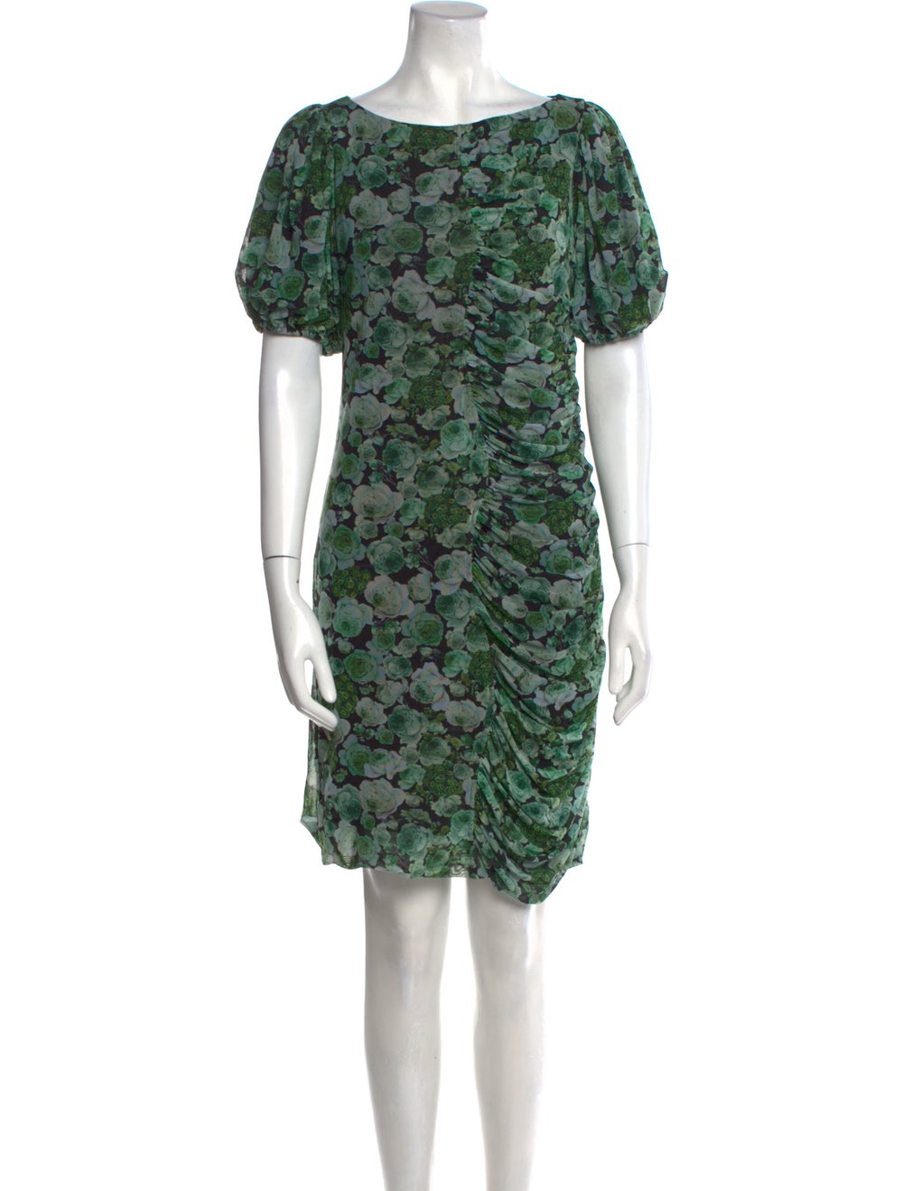 Ganni Floral Print Mini Dress - image 1