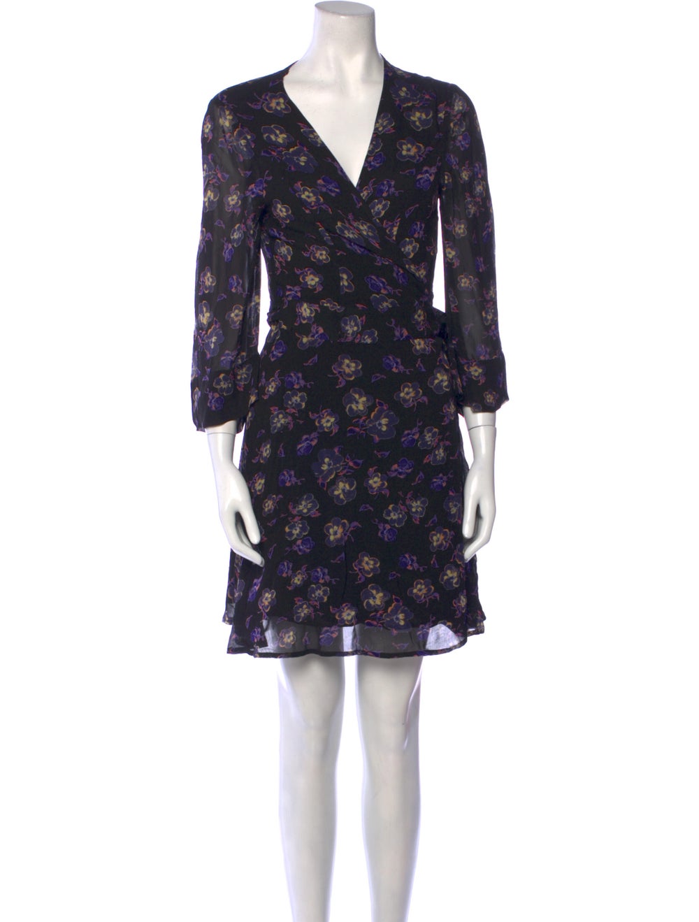 Ganni Floral Print Mini Dress - image 1