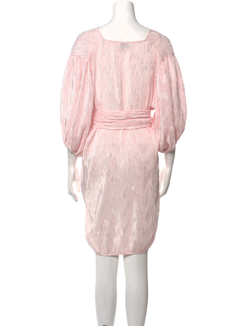 Ganni V-Neck Mini Dress - image 3