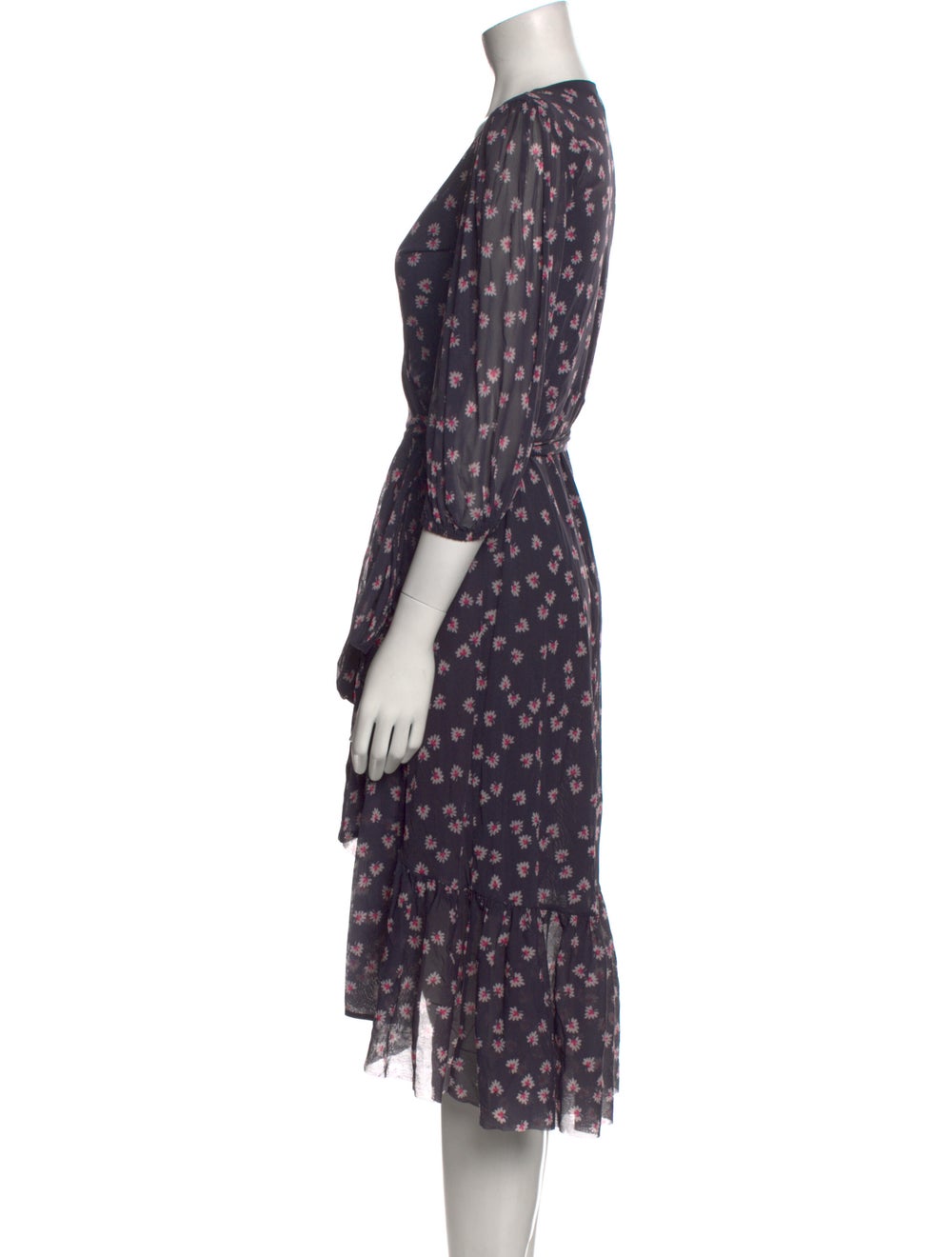 Ganni Floral Print Midi Length Dress - image 2