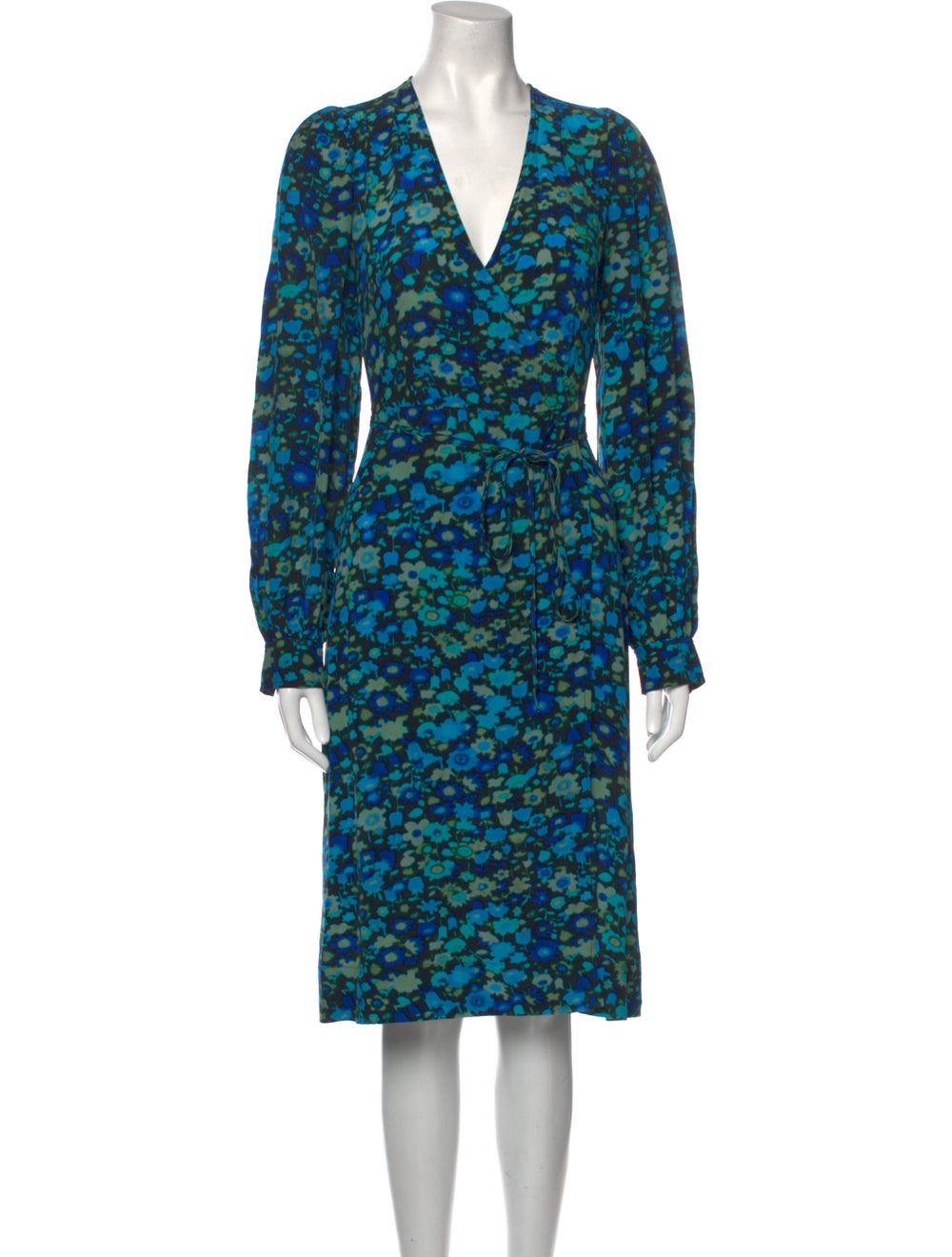Ganni Floral Print Midi Length Dress - image 1