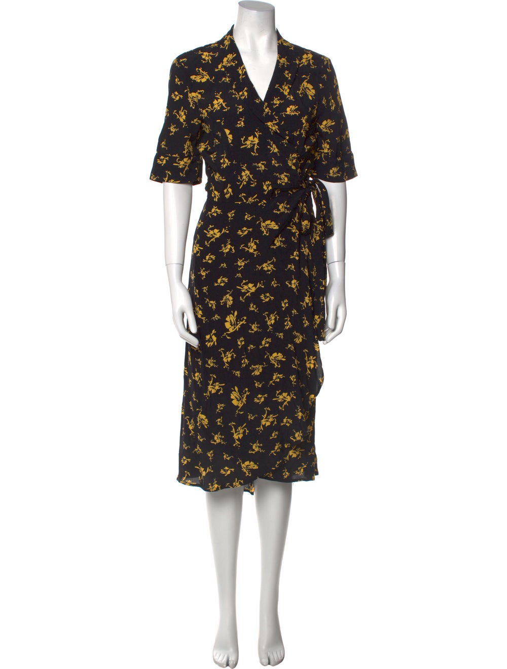 Ganni Floral Print Midi Length Dress w/ Tags - image 1