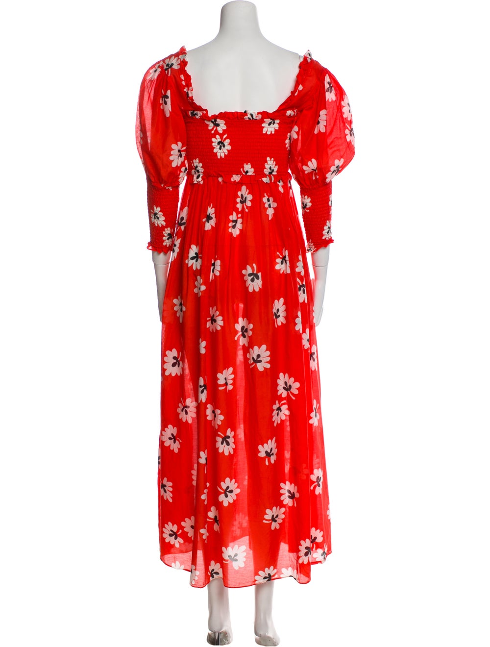 Ganni Floral Print Long Dress - image 3