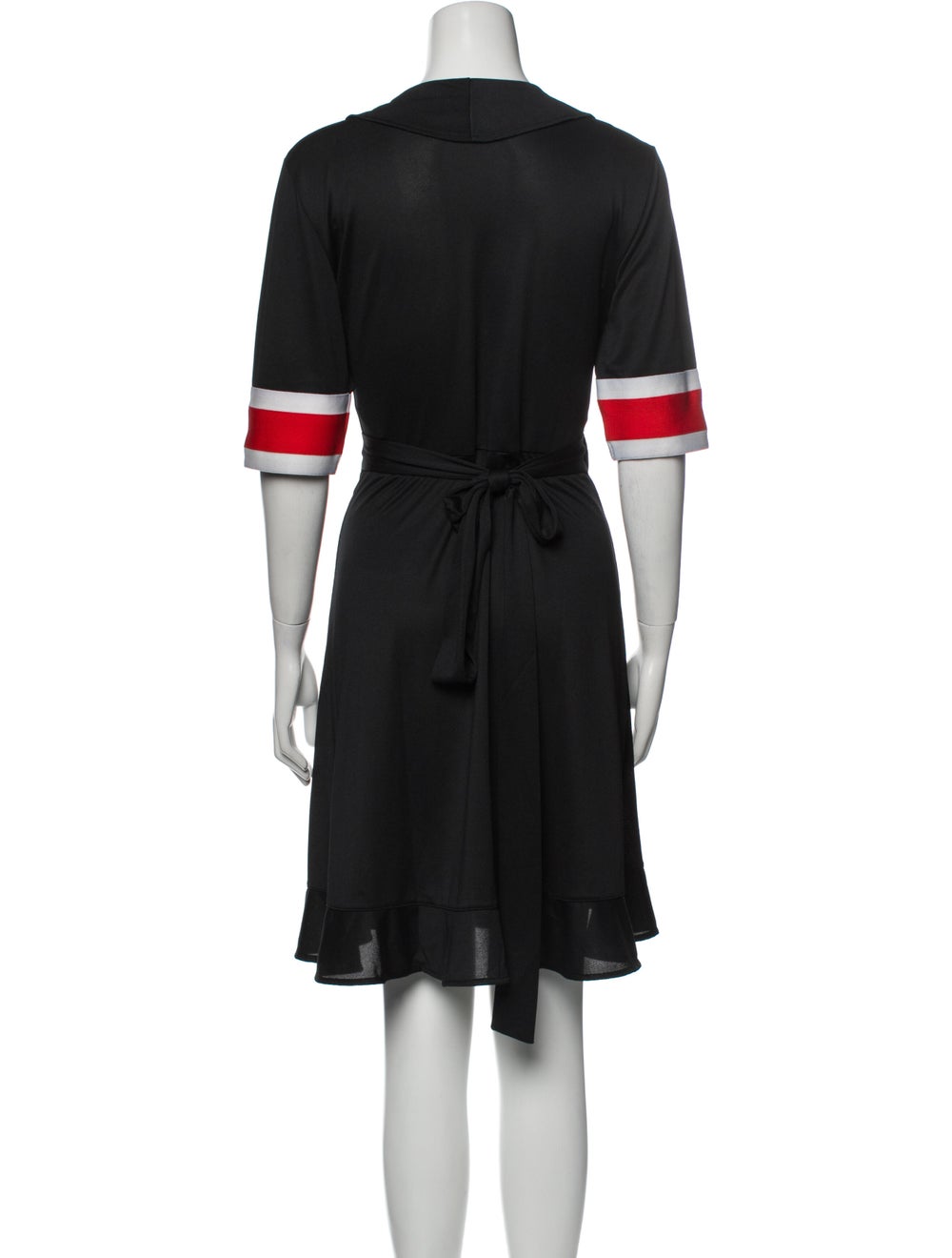 Ganni V-Neck Knee-Length Dress - image 3