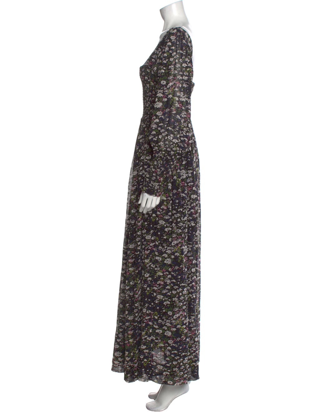 Ganni Floral Print Long Dress - image 2