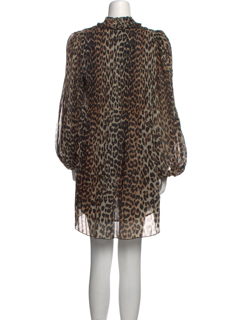 Ganni Animal Print Mini Dress - image 3