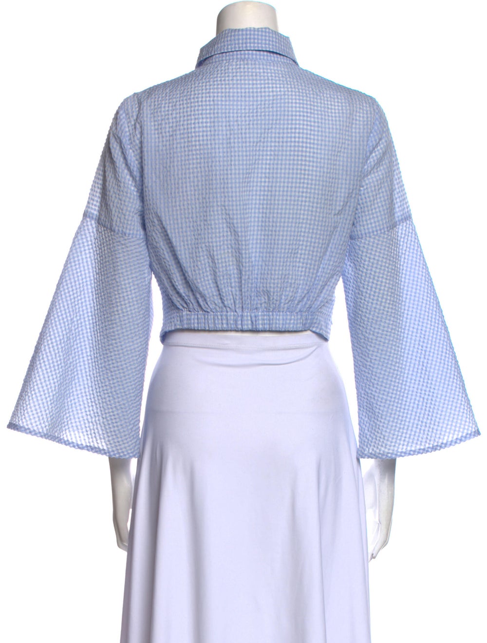 Ganni Long Sleeve Crop Top - image 3