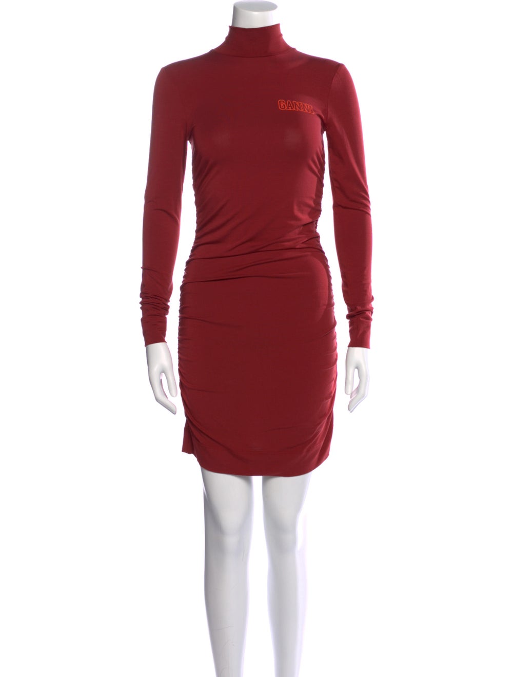 Ganni Turtleneck Mini Dress - image 1