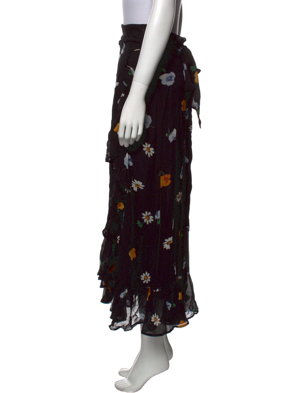 Ganni Floral Print Midi Length Skirt - image 2