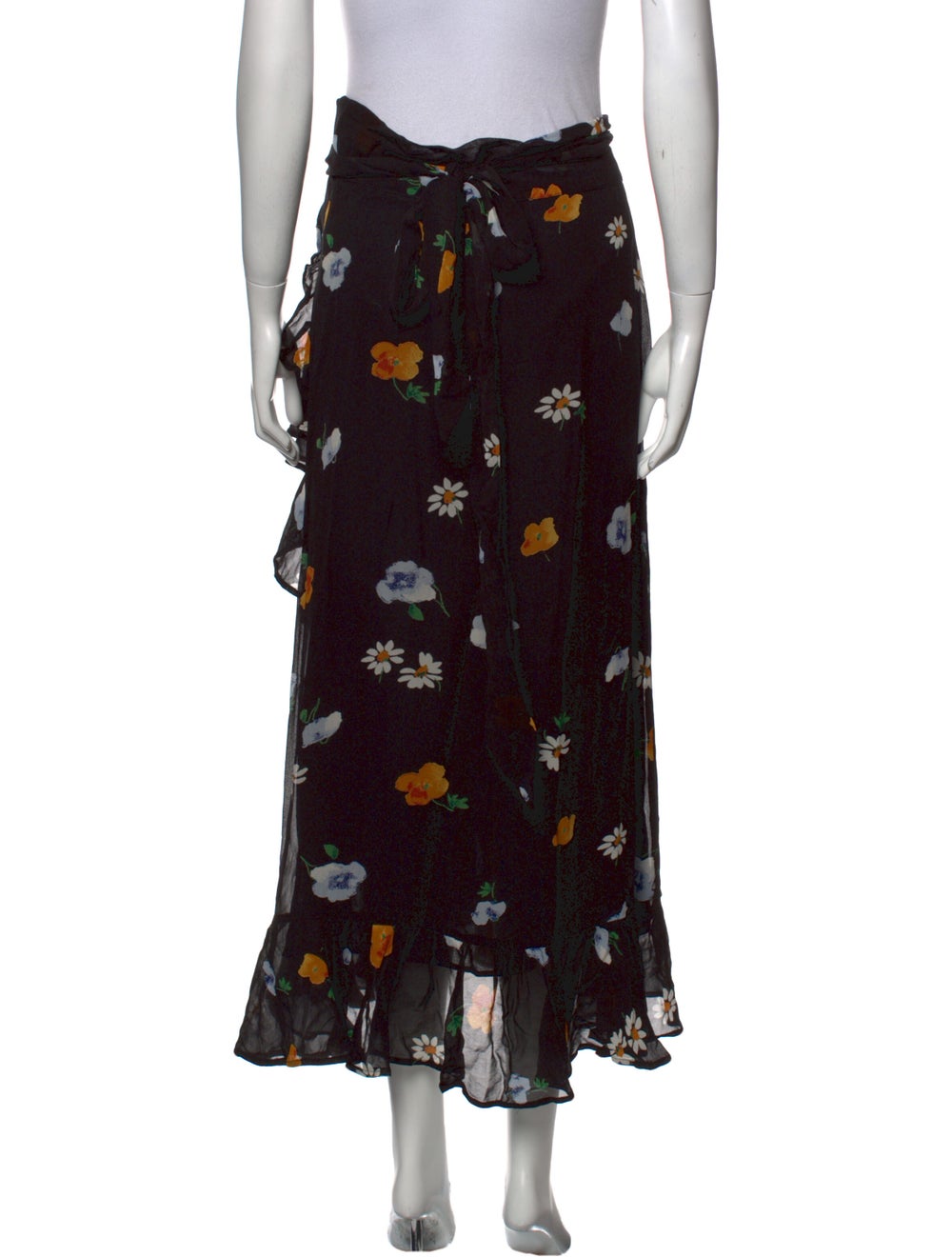 Ganni Floral Print Midi Length Skirt - image 3