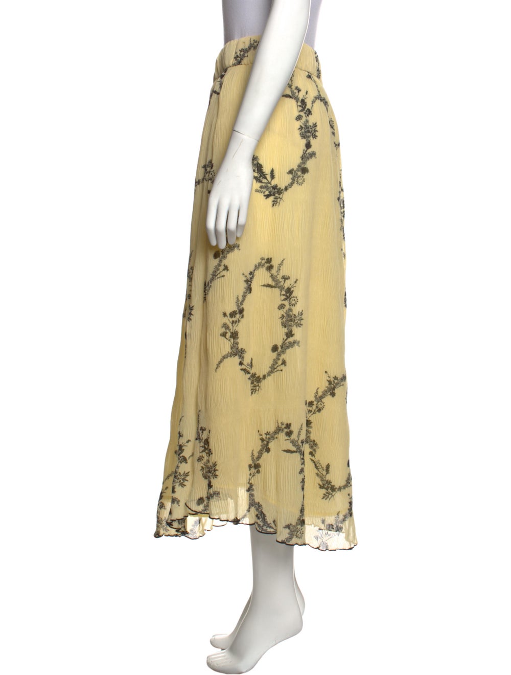 Ganni Floral Print Midi Length Skirt - image 2