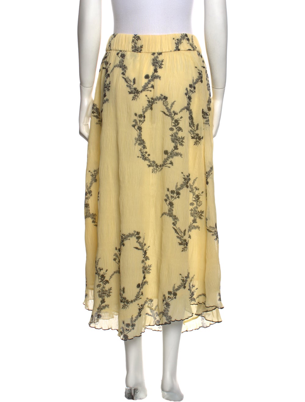 Ganni Floral Print Midi Length Skirt - image 3