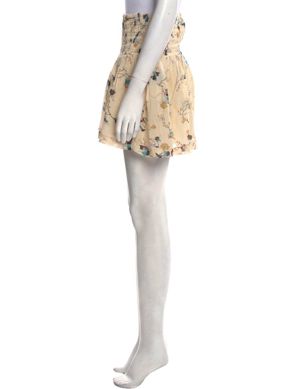 Ganni Floral Print Mini Skirt - image 2