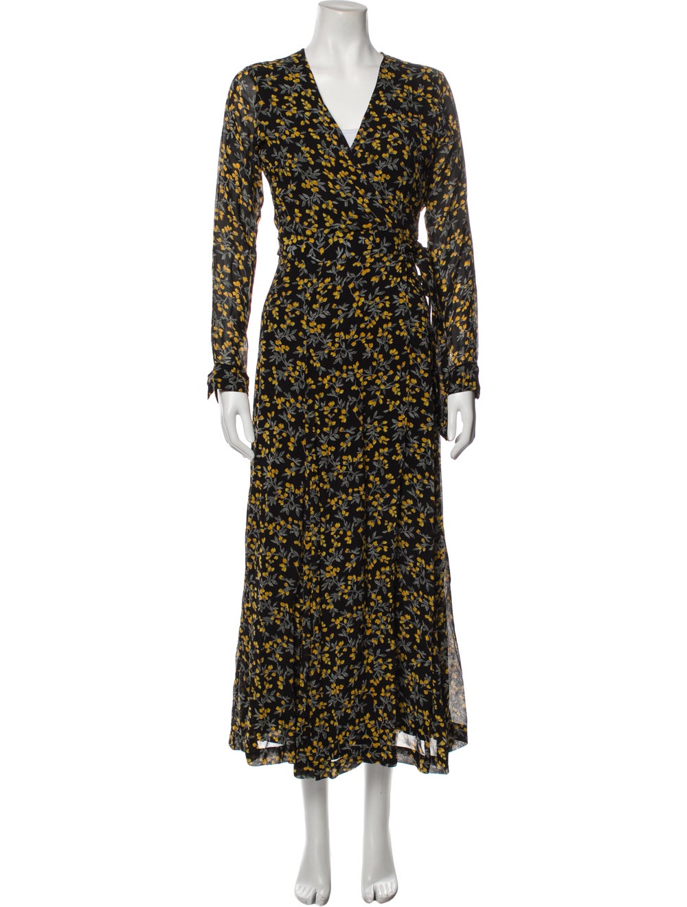 Ganni Floral Print Long Dress - image 1