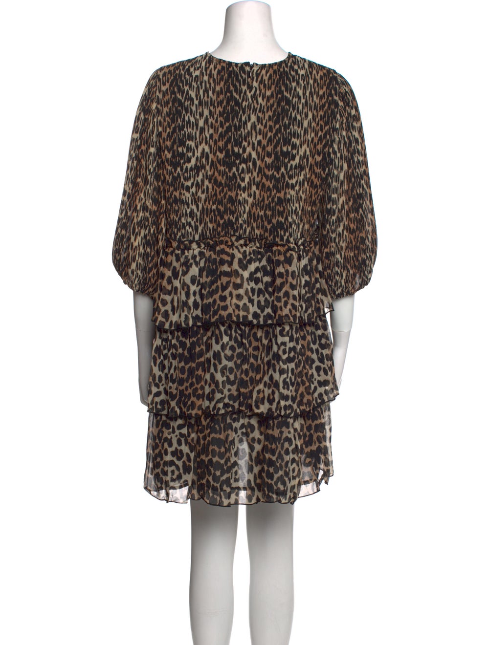 Ganni Animal Print Mini Dress - image 3