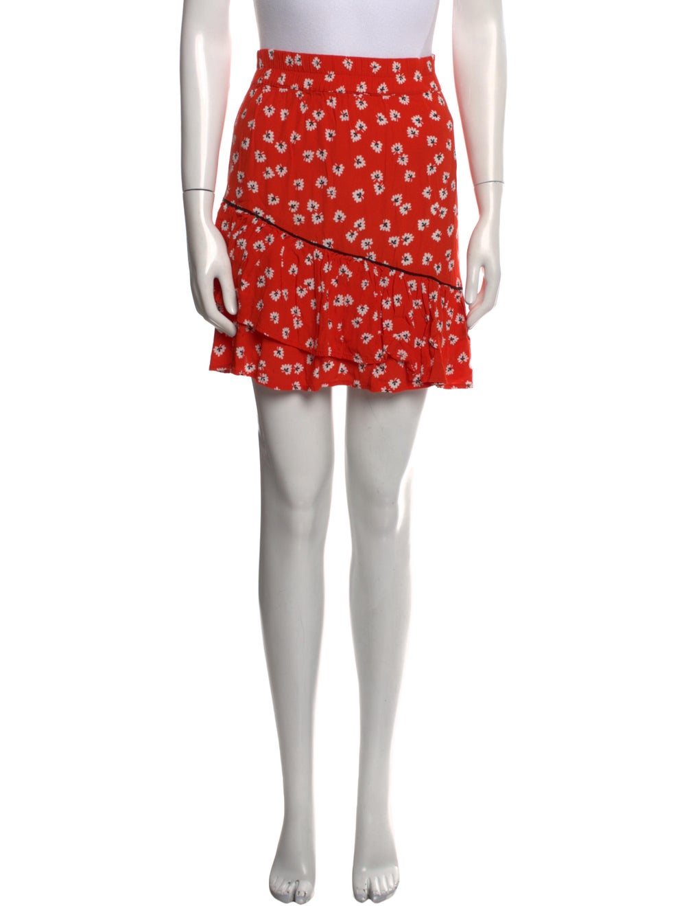 Ganni Floral Print Mini Skirt - image 1