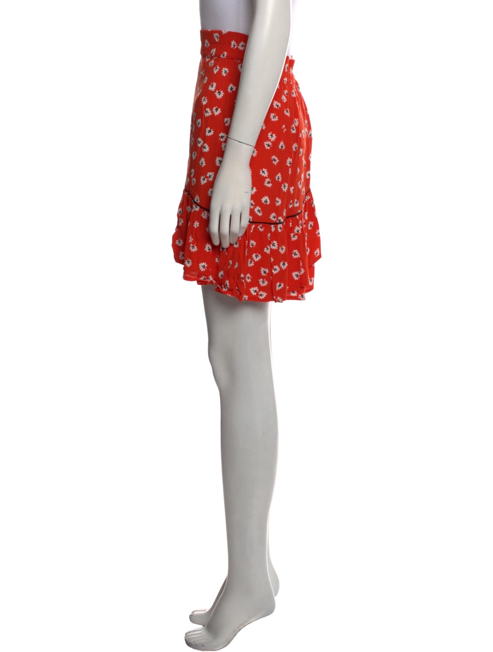 Ganni Floral Print Mini Skirt - image 2