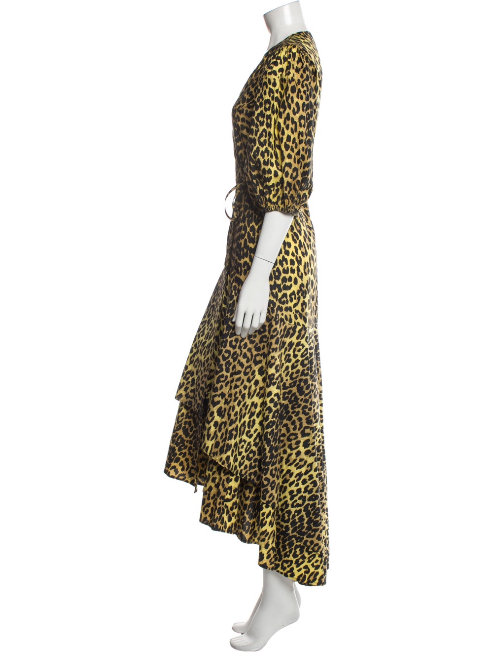 Ganni Animal Print Long Dress - image 2