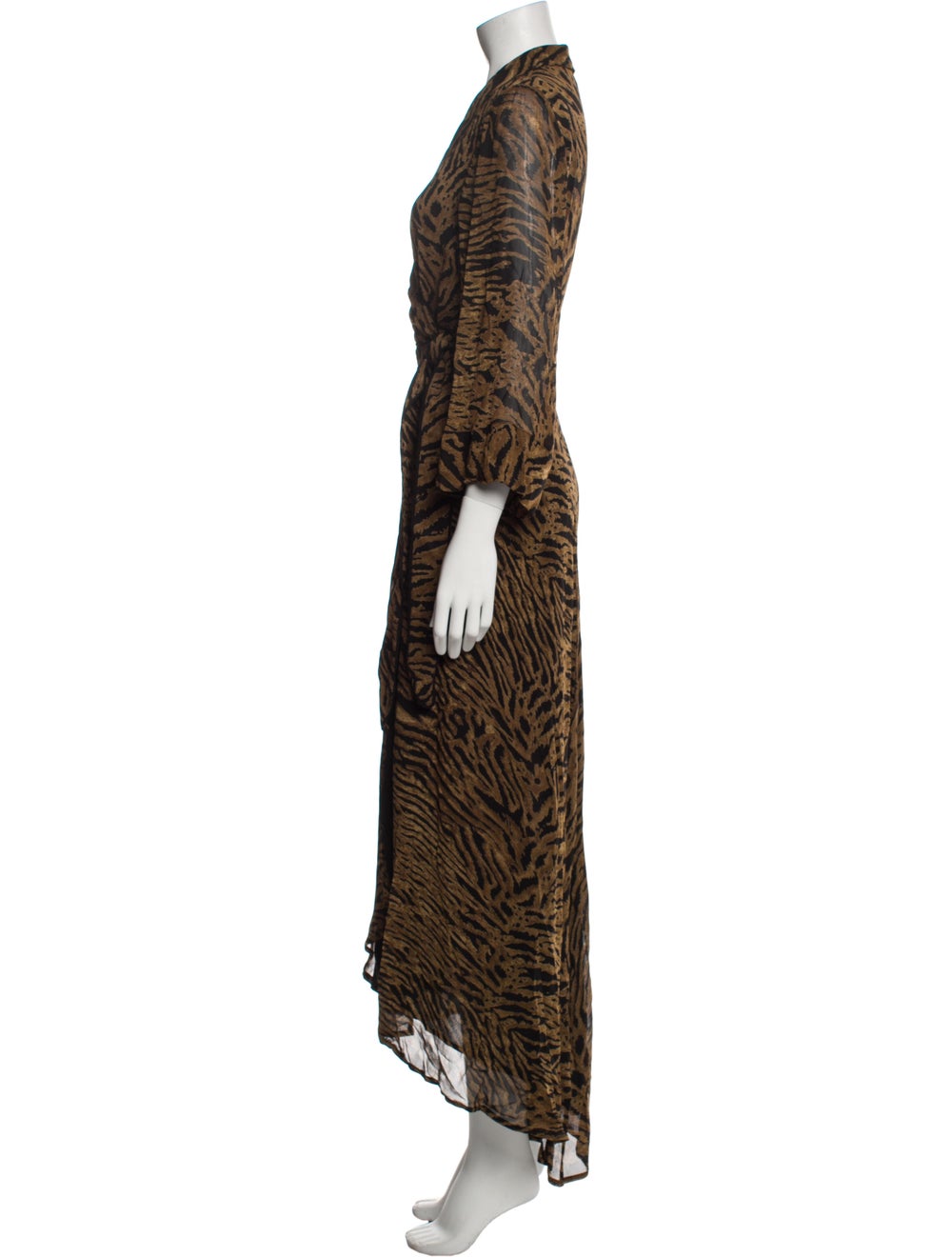 Ganni Animal Print Long Dress - image 2