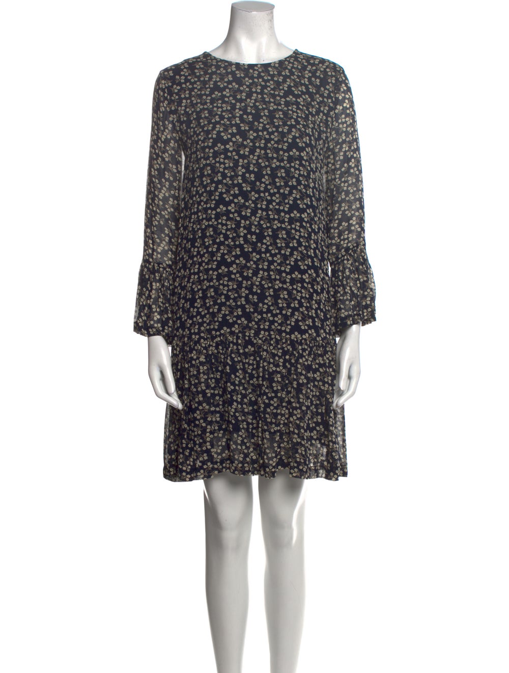 Ganni Floral Print Mini Dress - image 1