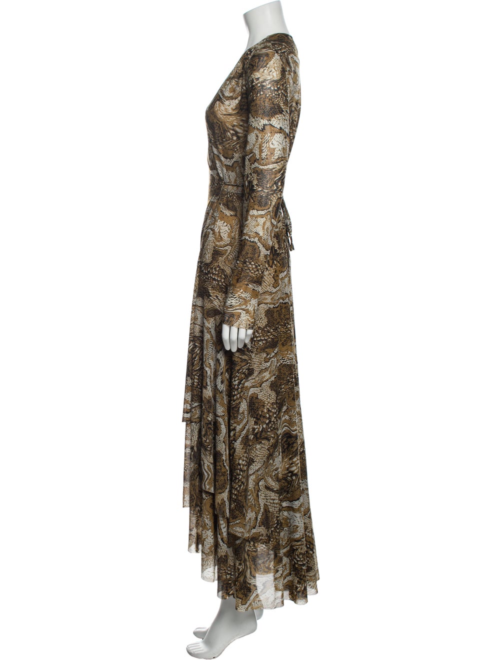 Ganni Animal Print Long Dress - image 2
