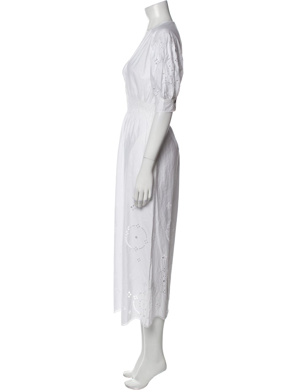 Ganni V-Neck Long Dress - image 2
