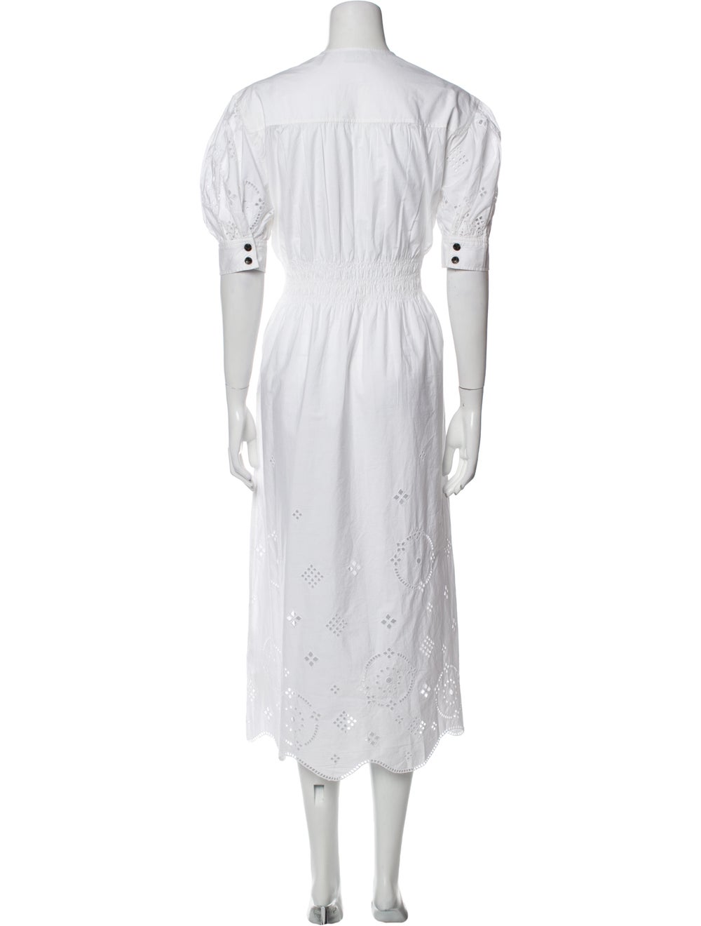 Ganni V-Neck Long Dress - image 3