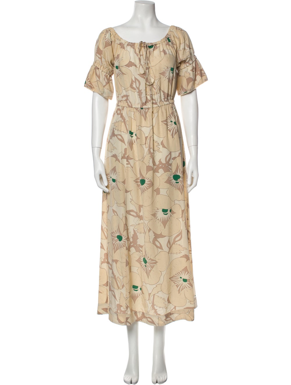 Ganni Silk Long Dress - image 1